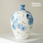 Auspicious Fish Blue and White Porcelain Vase