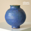 Vintage Blue Ceramic Art Planter