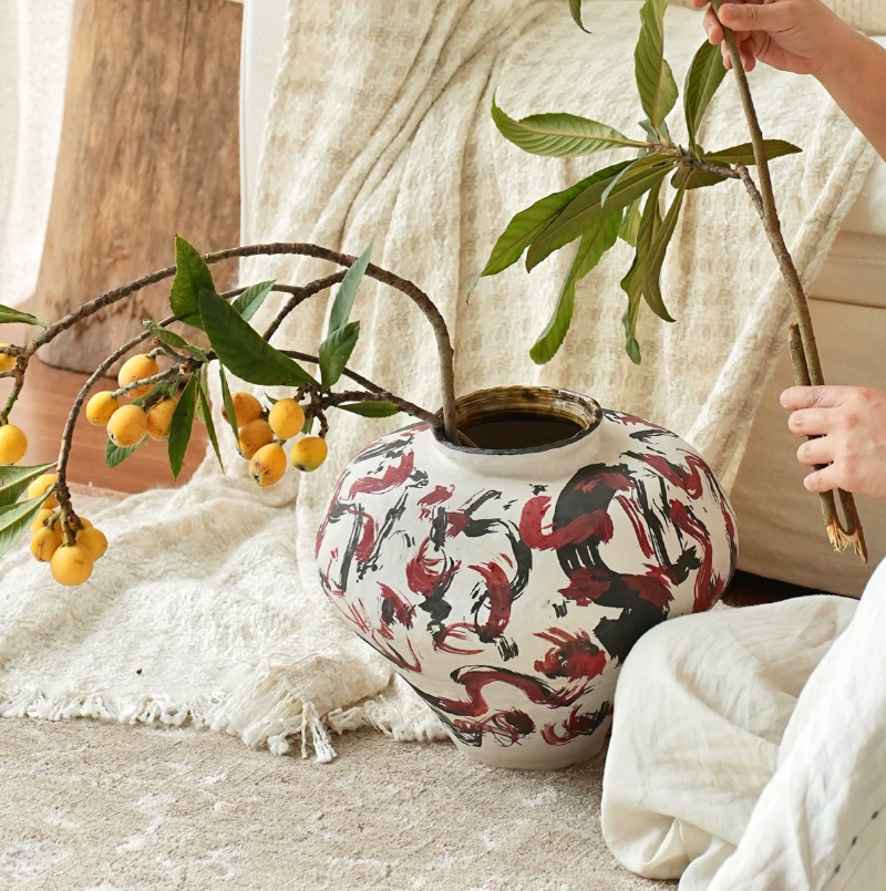 Zen Harmony Ceramic Vase
