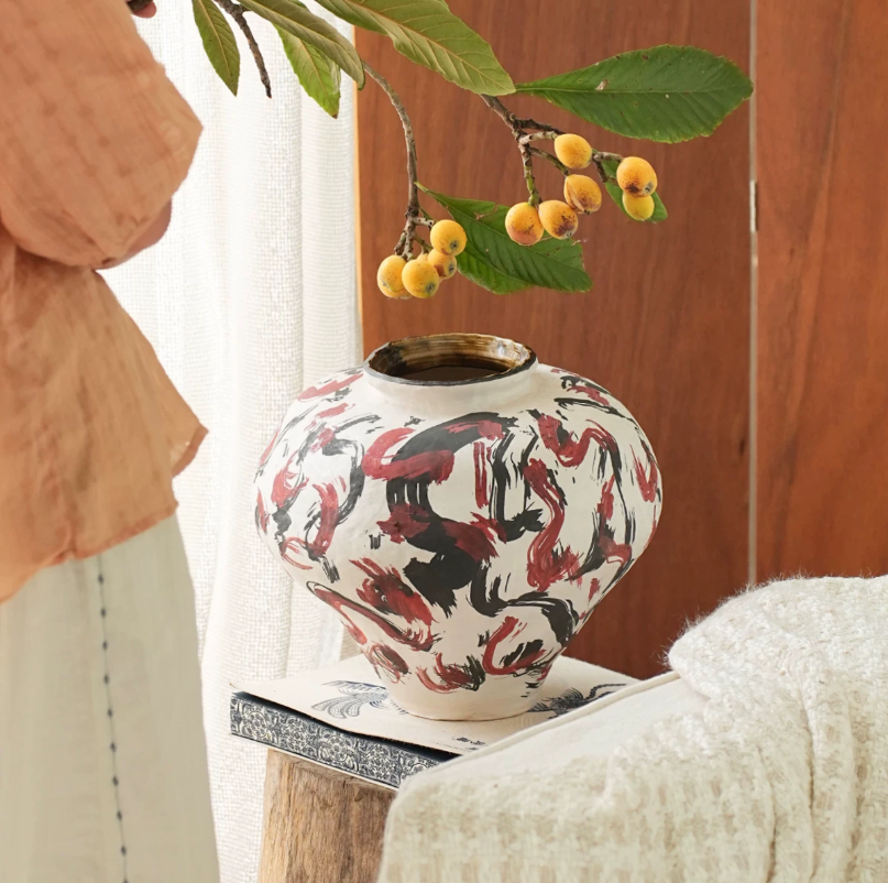 Zen Harmony Ceramic Vase