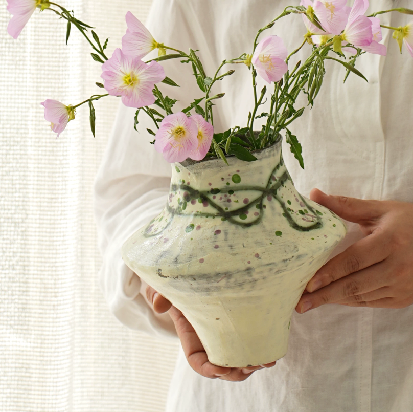Handcrafted Ceramic Accent Vase